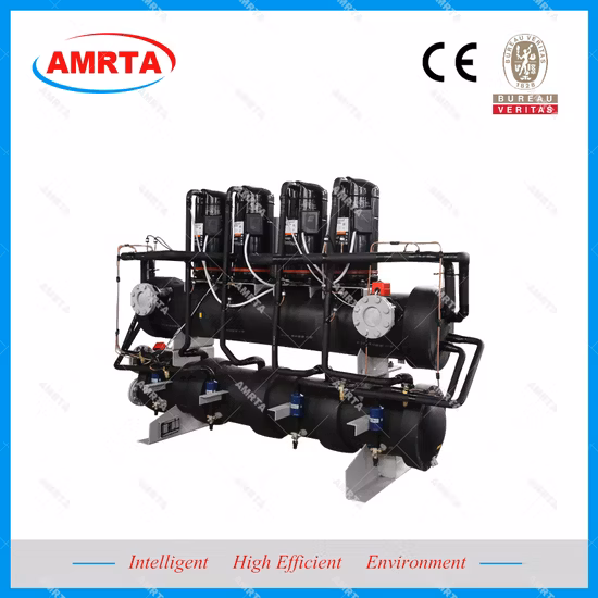 Système de CVC de refroidisseur modulaire refroidi à l'eau de 35 tonnes R410A/R407c/R134A